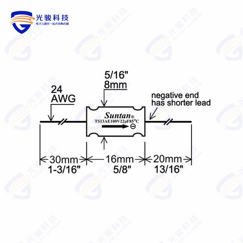 CP-ST-220-25V《CAP ALUM 220UF 25V AXIAL》