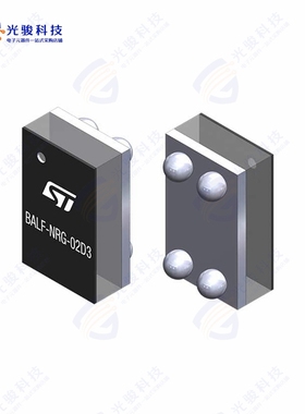 BALF-NRG-02D3《BALUN 2.4GHZ-2.5GHZ 50/50 4UFBGA》