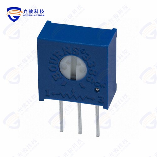 3386W-1-200LF《TRIMMER 20 OHM 0.5W PC PIN SIDE》