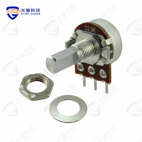 P160KN-0FC18C2K5《POT 2.5K OHM 1/10W PLASTIC R-LOG》