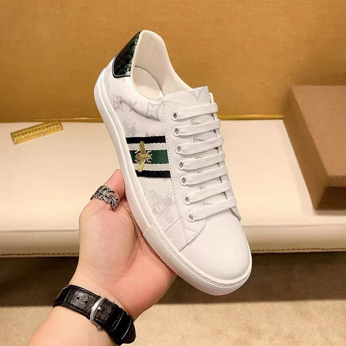 欧洲站白色鞋子男真皮欧美夏季