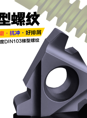 TR30度DIN103梯形螺纹1.5/2/3/4/5/6TR内外T型螺纹硬质合金牙刀片