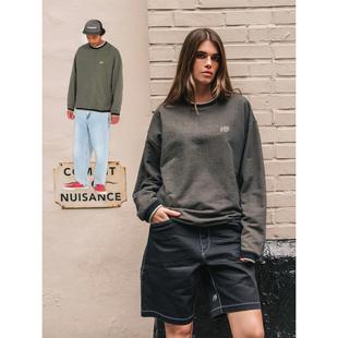 1498 男女款 com简约休闲百搭冰球老爹针织运动衫 外贸原单Vol