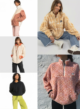 外贸原单Rox*y&Qui*ksilver&Rvc*a&Riv*er Island多款休闲毛毛衣