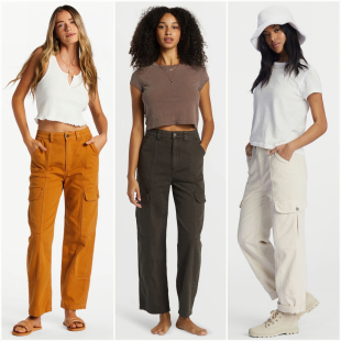 裤 外贸原单Bil ToWall宽松直筒休闲百搭简约牛仔工装 Wall labong