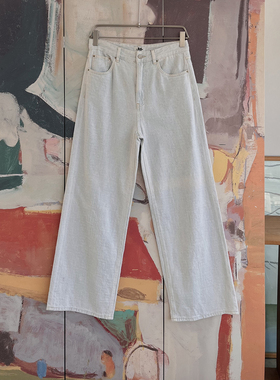 外贸原单LIM*E高腰显瘦阔腿牛仔裤休闲宽松显瘦百搭直筒裤A8 2251