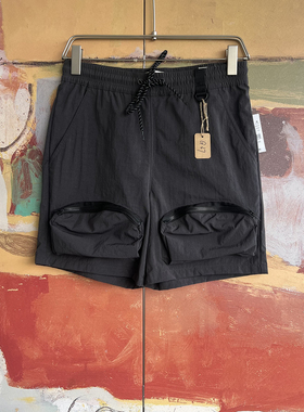 外贸原单Pac*sun男士速干运动短裤透气休闲宽松健身工装五分裤