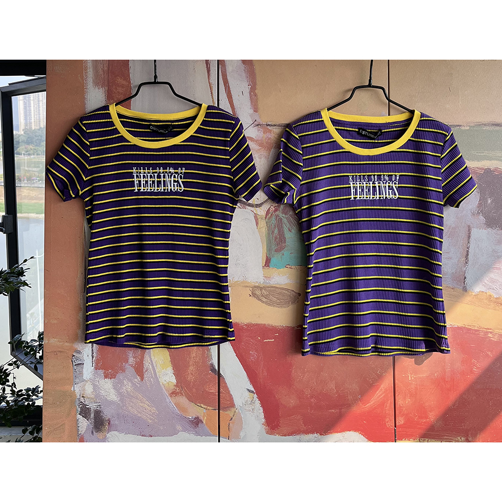 Dis*turbia超显瘦好看条纹T