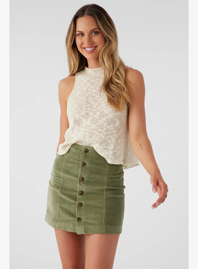 外贸原单O'Ne*ill灯芯绒半身裙复古条绒气质显瘦a字包臀短裙1628