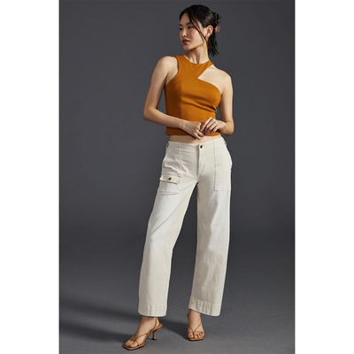 安家Pil*cro低腰直筒牛仔裤