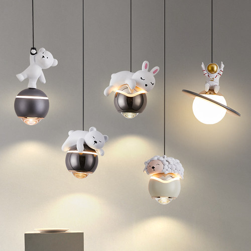 灿丽卧室床头升降触摸小吊灯