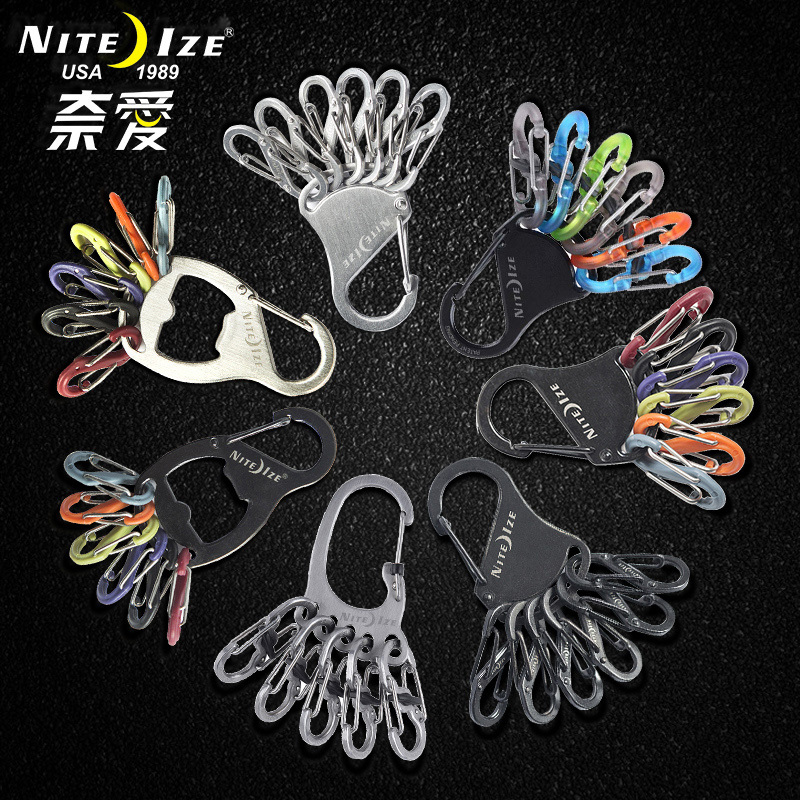 奈爱niteize钥匙扣挂扣不锈钢