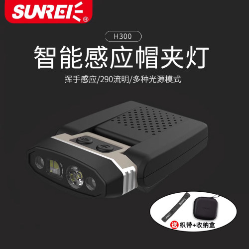 山力士智能感应帽夹灯