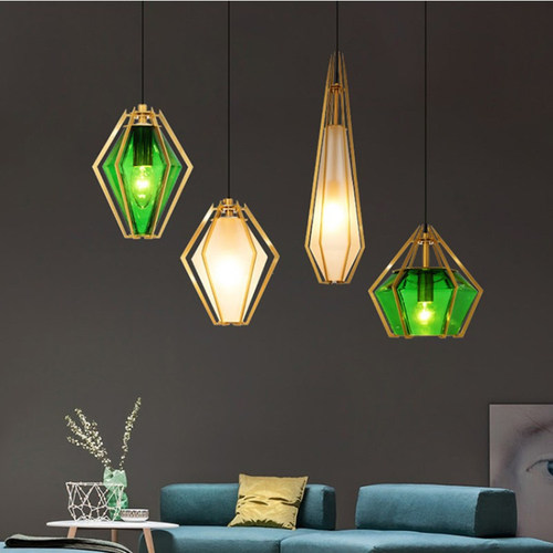 后现代轻奢北欧吊灯吧台卧室床头