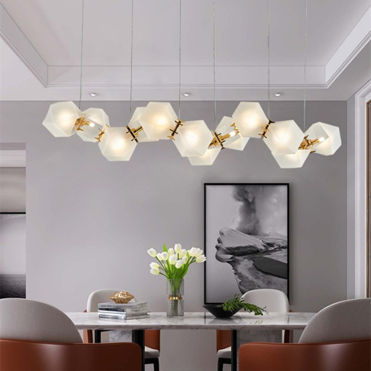 后現代簡約餐廳燈北歐前臺