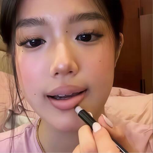 正品jaden同款！sweetmint双头唇线笔唇刷裸色丰唇笔口红裸色自然