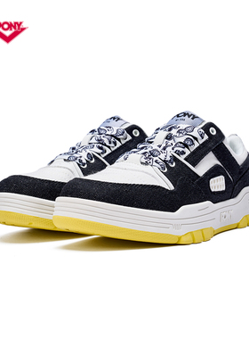 PONY波尼板鞋男女复古低帮厚底拼接REVERSE运动篮球鞋241U1M106