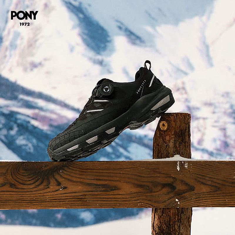 PONY1972波尼男子鞋秋季新款防滑运动鞋跑步鞋244M1GA01