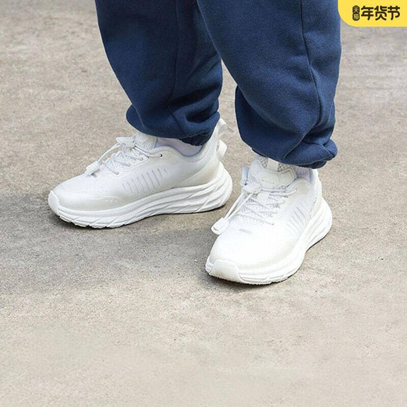 pony儿童运动鞋慢跑系列春秋款男童女童透气舒适学生小白鞋跑步鞋