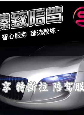 特斯拉陪驾 上海汽车陪驾Model Y 3一对一个性化专业定制陪驾服务