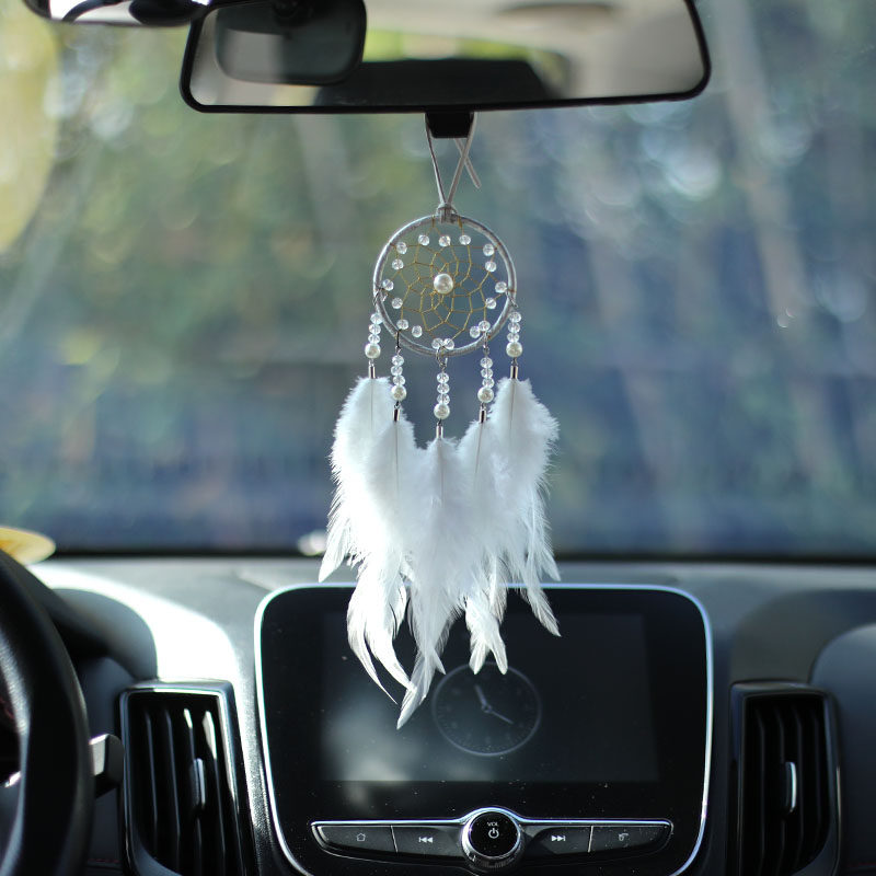 印第安捕梦网挂饰风铃车内室内汽车挂件羽毛少女心森系捕梦网成品,汽车用品/电子/清洗/改装,车挂,淘宝优惠券,粉丝福利购,淘宝优惠卷