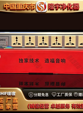 工厂直供LONGYU/隆宇LY202-8+六位400倍频电源HIFI功放音响净化器