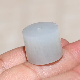 【小胡子玉器】和田玉 籽料 白玉 勒子 锁骨链 项链坠子