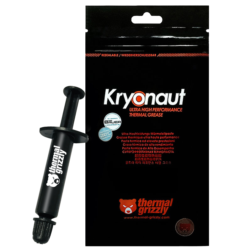 Thermal Grizzly暴力熊硅脂导热膏Kryonaut cpu散热台式机笔记本