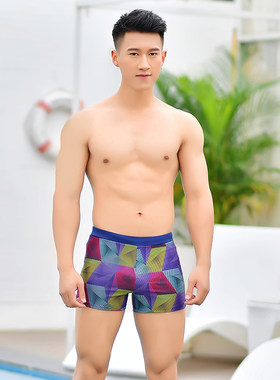 号手防尴尬游泳衣男款平角