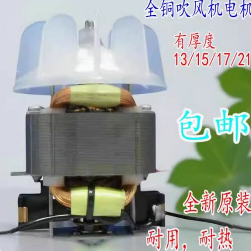 发廊大功率专业电吹风交流电机全铜芯风筒高速无刷电机马达送风叶