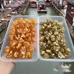 苏州特产采芝斋粽子糖酥糖手工制作糖果采芝斋糕点特色粽子糖代买