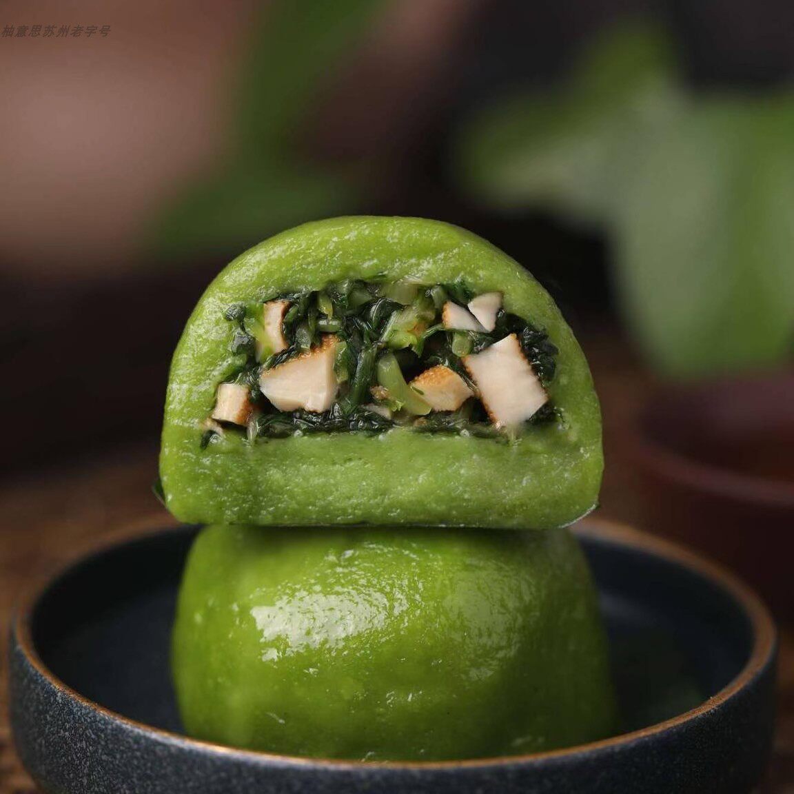 苏州特产苏东官上点青团浆麦草蛋黄肉松手工马兰头花卷美食代购