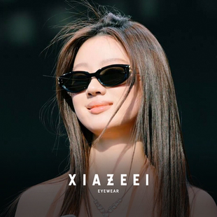 单依纯同款2025新款kunst猫眼近视墨镜女可配带度数偏光太阳镜男