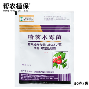 美国拜沃 哈茨木霉菌 番茄灰霉病葡萄霜霉病人参立枯病农药杀菌剂