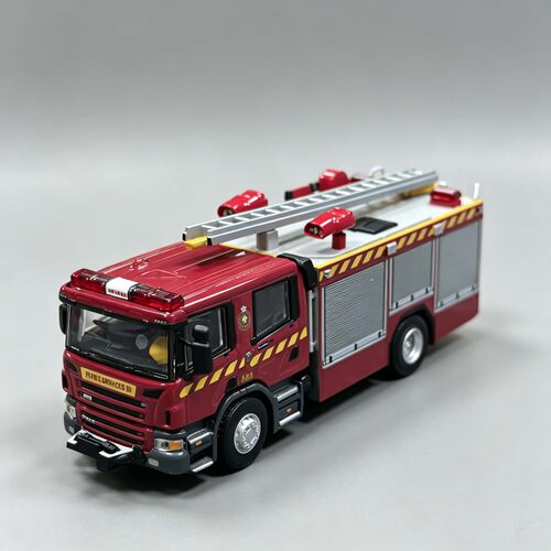 TINY 微影 1/76 香港消防处泵车 斯堪尼亚 Scania P310 合金车模