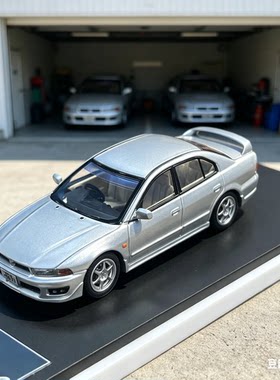 现货 Bliss Mold 1:64 三菱galant戈蓝 八代 VR4 合金汽车模型
