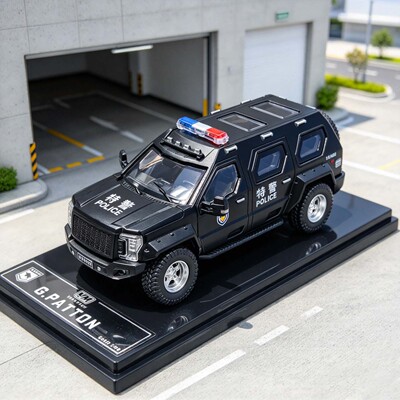 现货 VM 1:64 乔治巴顿 战车GX 豪华越野车SUV装甲车 合金车模