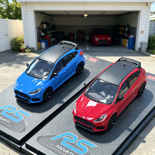 北京展会限定 拓客诗&太阳星 1:64 2018 福特 福克斯RS 合金车模