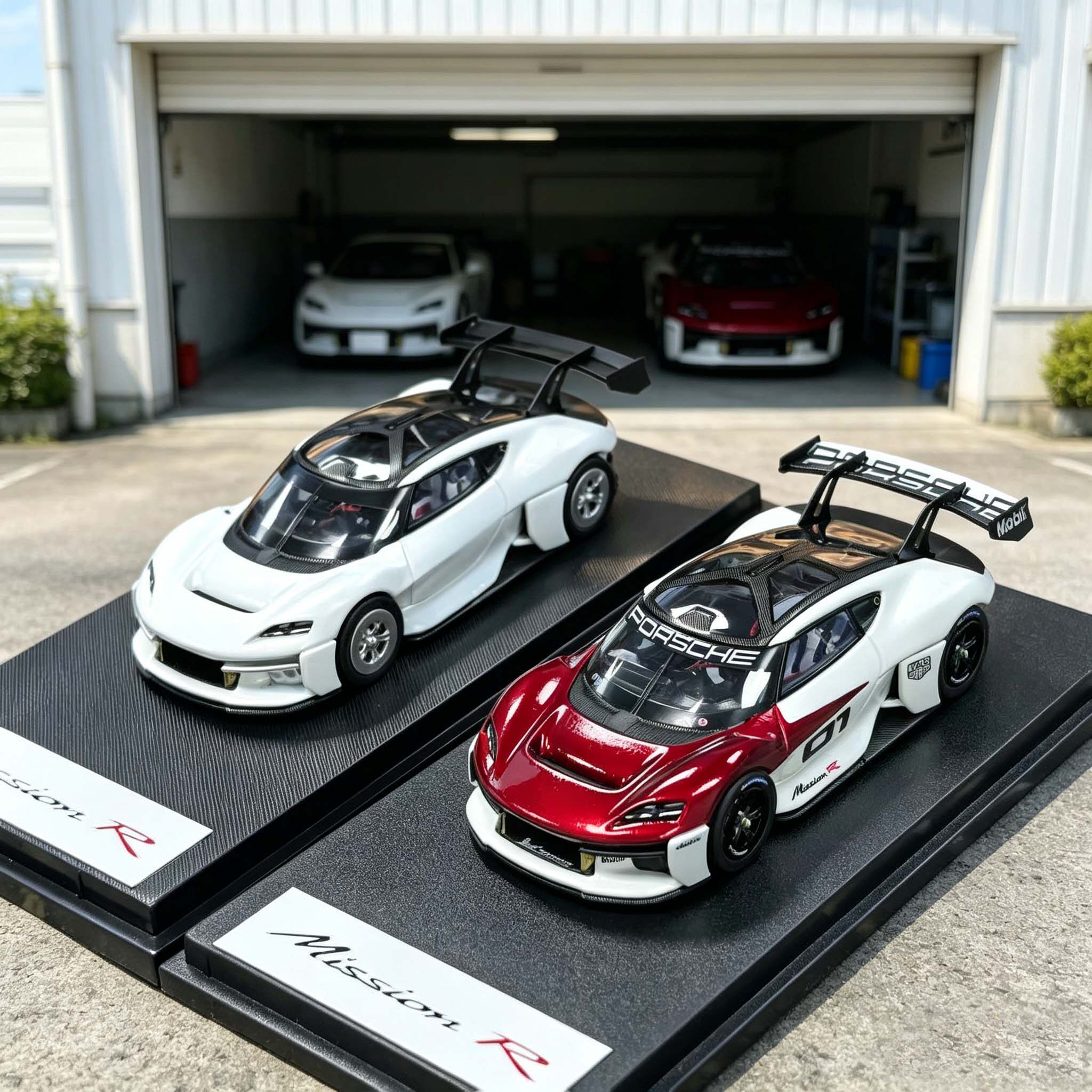 Karium锴睿 1/64 保时捷Mission R 合金 汽车模型