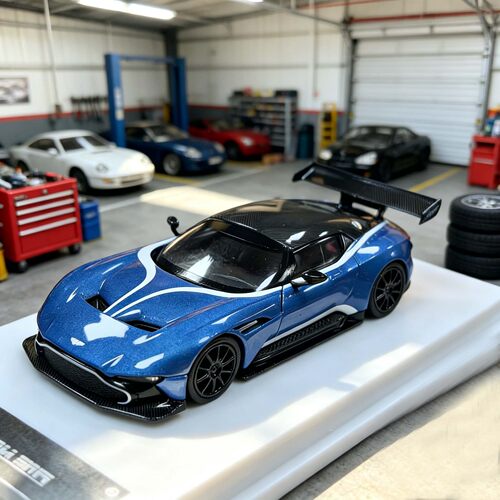 阿斯顿马丁Vulcan 火神 One77 Fine Works 1:64 开盖合金汽车模型