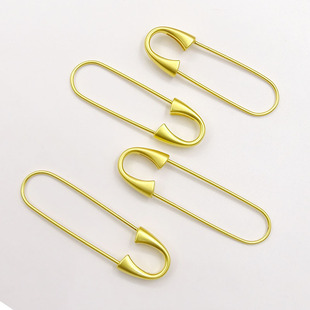 古法沙金别针孕妇宝宝安全胸针女高简约档口DIY手工材料配件别针