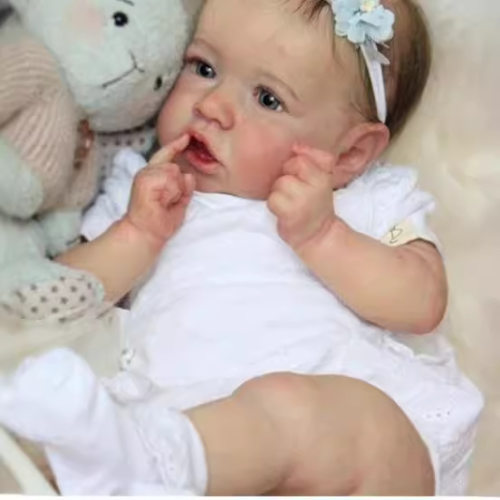 22inch reborn baby saskia toddler girl lifelike real touch