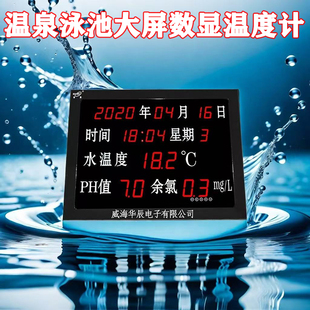 温湿度计表工业高精度家用室内时间显示仪器仓库电子温度专用