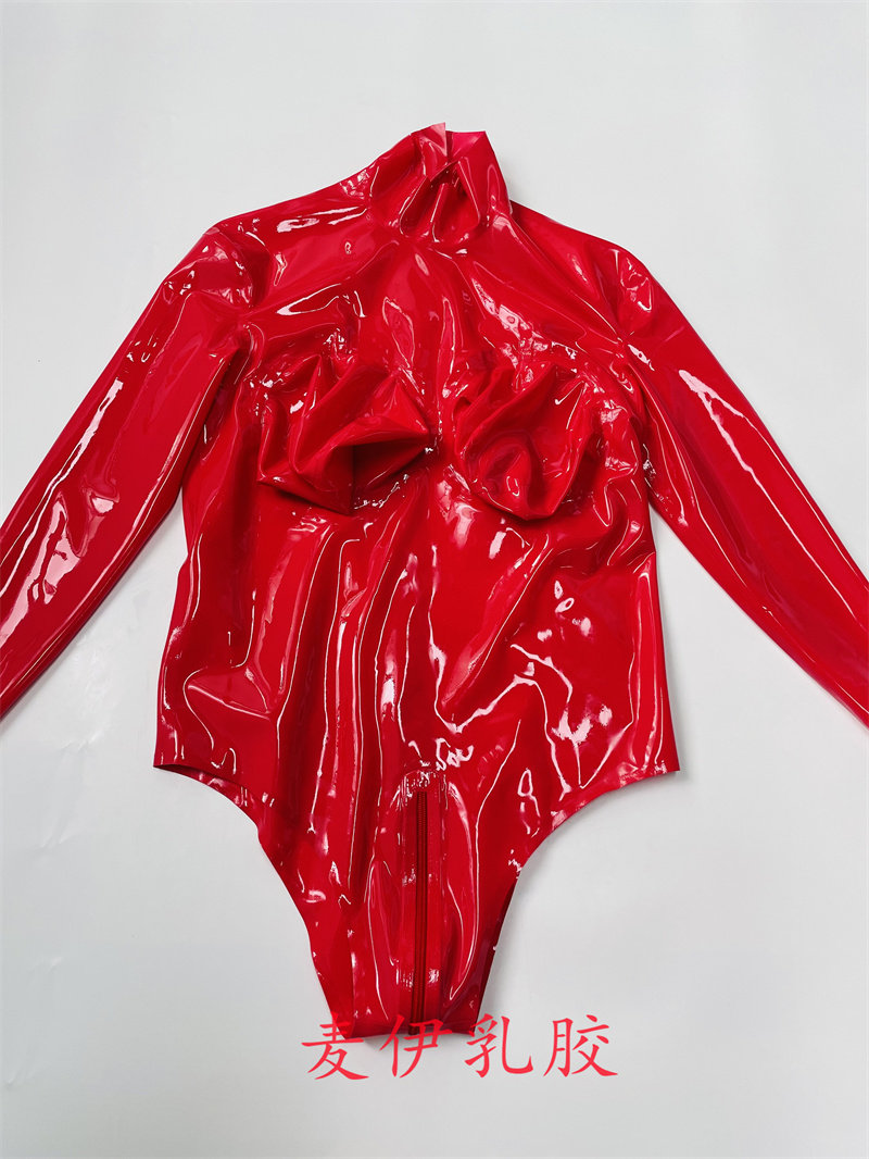 MY 乳胶衣 连体衣 带充气胸 /假乳  便装  cosplay 定制