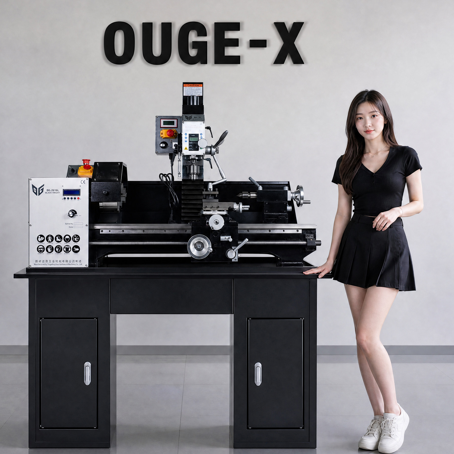 2026新款电子挂轮实验室/学校/家用/DIY普通车床小型微型迷你机床