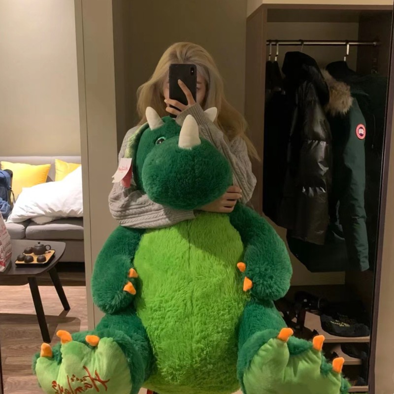 hamleys恐龙哈姆雷斯毛绒玩具公仔小红同款三角龙可爱女生日礼物