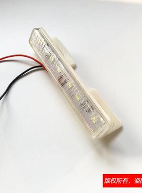 12V24v箱货车led后牌照灯防水超亮改装车牌灯大半挂车高亮照牌灯