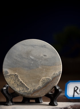 国画石杯垫中式抛光打蜡