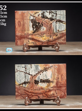 广西国画石天然奇石草花石上漆裸板屏风送礼不带底座干泡TL52-100