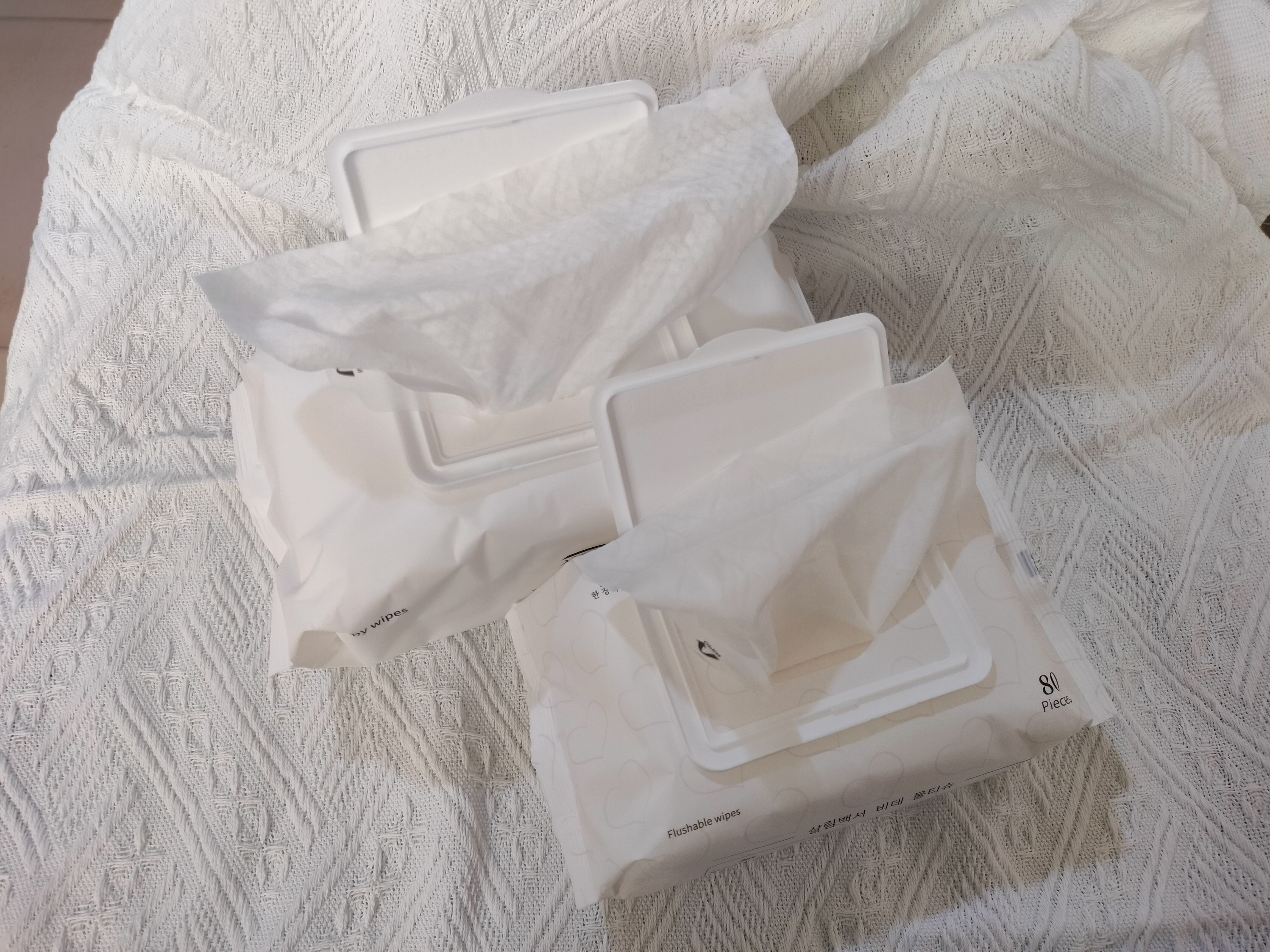 包邮生活白书湿巾纸婴幼儿童家庭棉柔巾/洗脸巾